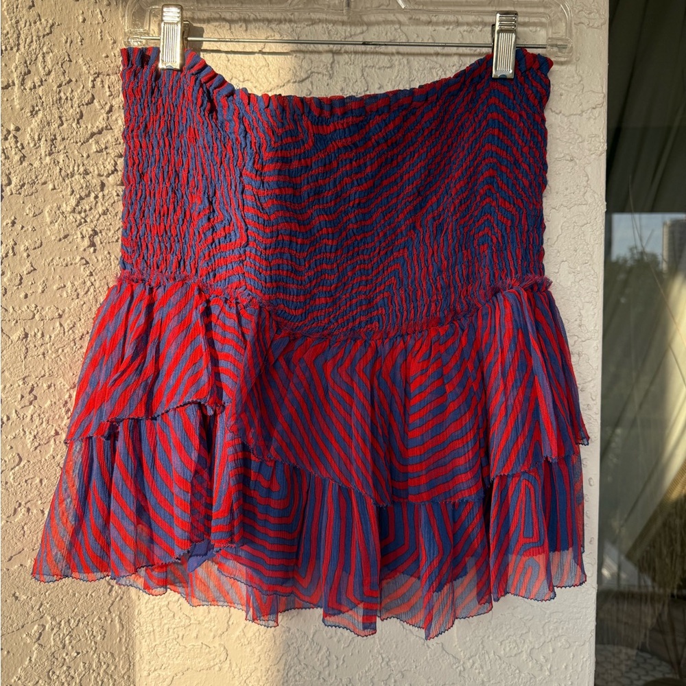 ISABEL MARANT Tiered Ruffle Chiffon Skirt - Sz38